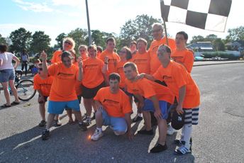 Athletes group photo